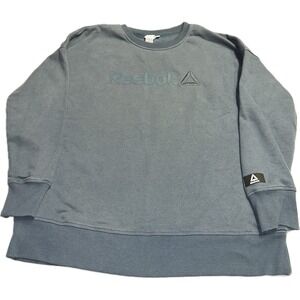 Reebok Men's Long Sleeve Crewneck Sweatshirt Light Blue Men's XL‎ Pullover
